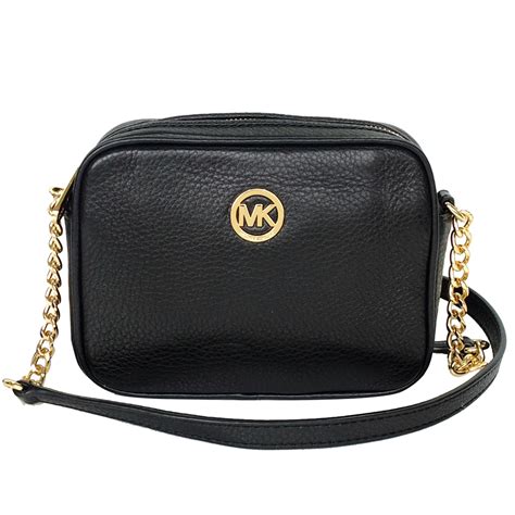 michael kors fulton small crossbody on sale|Michael Kors black fulton handbags.